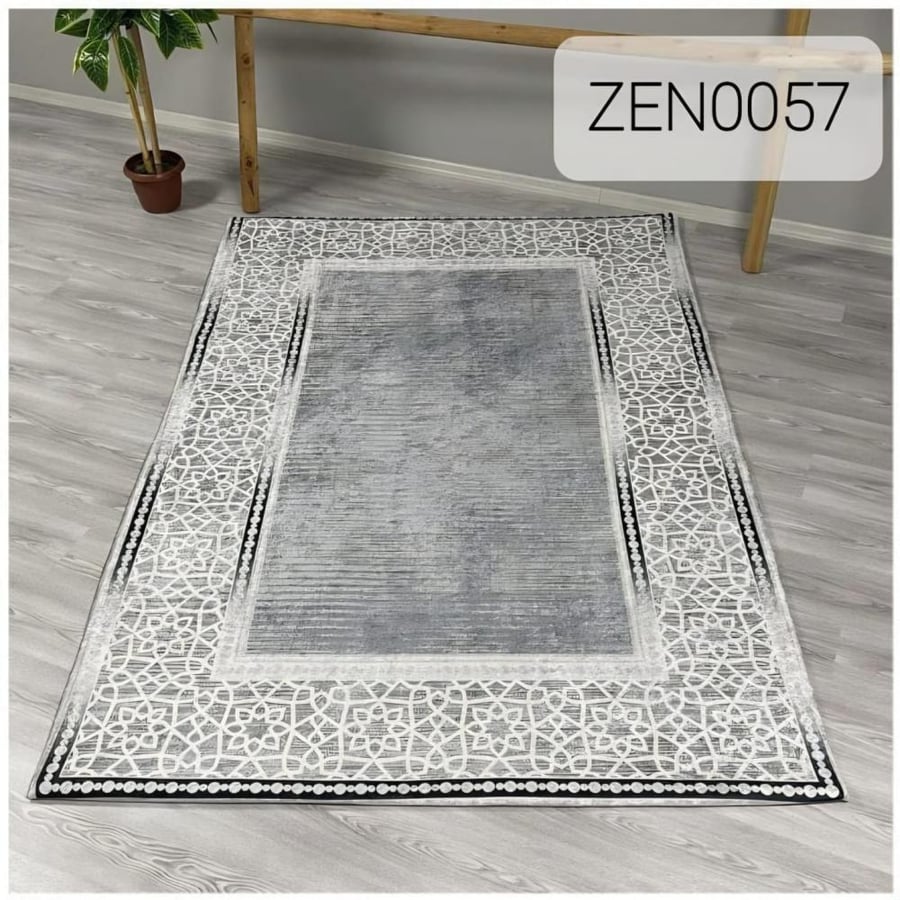 غطاء السجاد المخملي المصمم بنقشة كلاسيكية ZEN0057