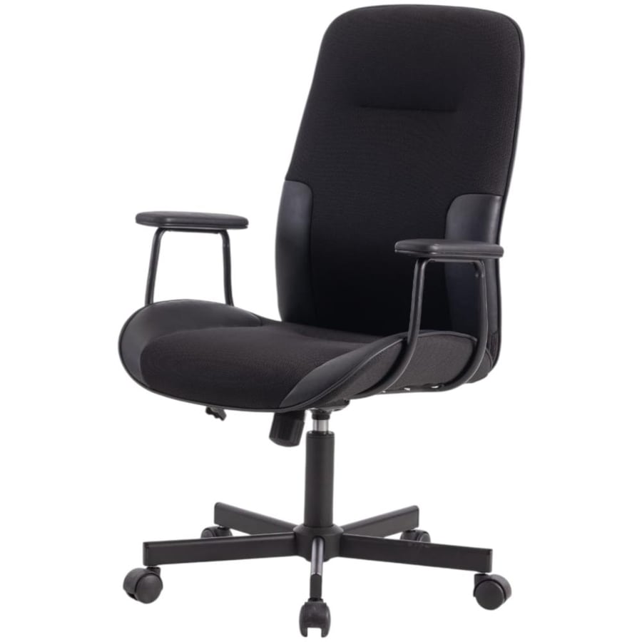 كرسي مكتبي قماش لون اسود ZH034BLACK
