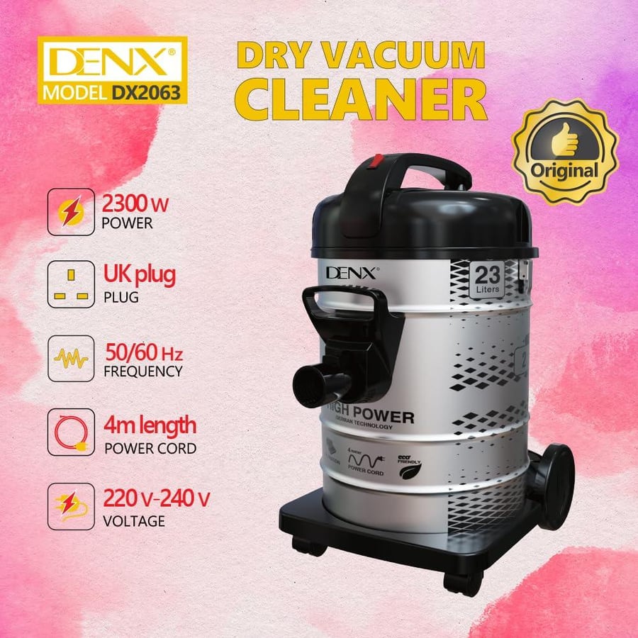 مكنسة دينيكس 23لتر بقوة 2300W موديل رقم DX2063