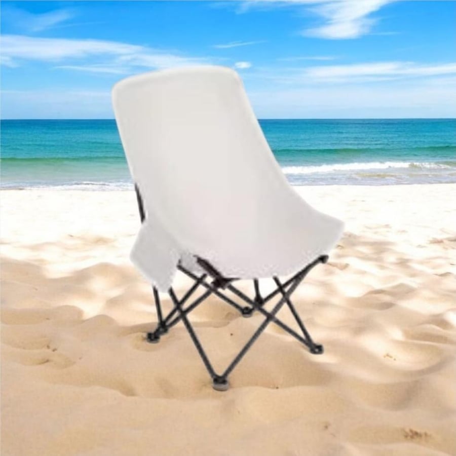 White travel chair foldable V55-10