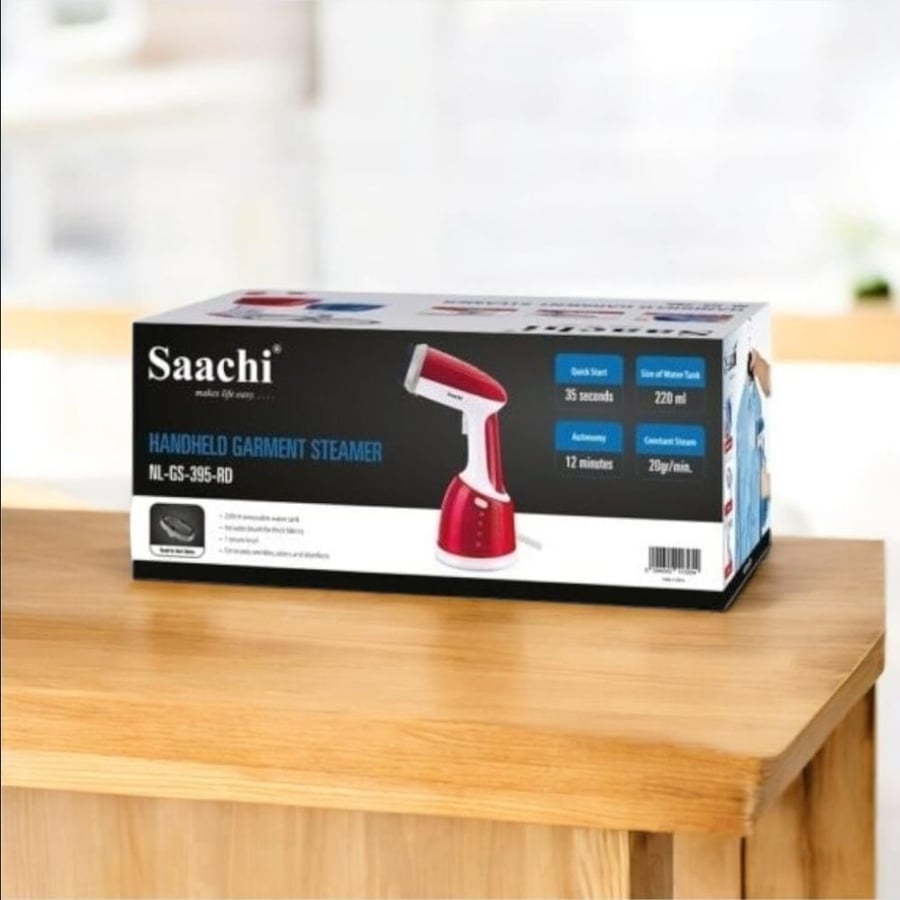 مكواة بخار محمولة ساتشي Saachi NL-GS-395-RD