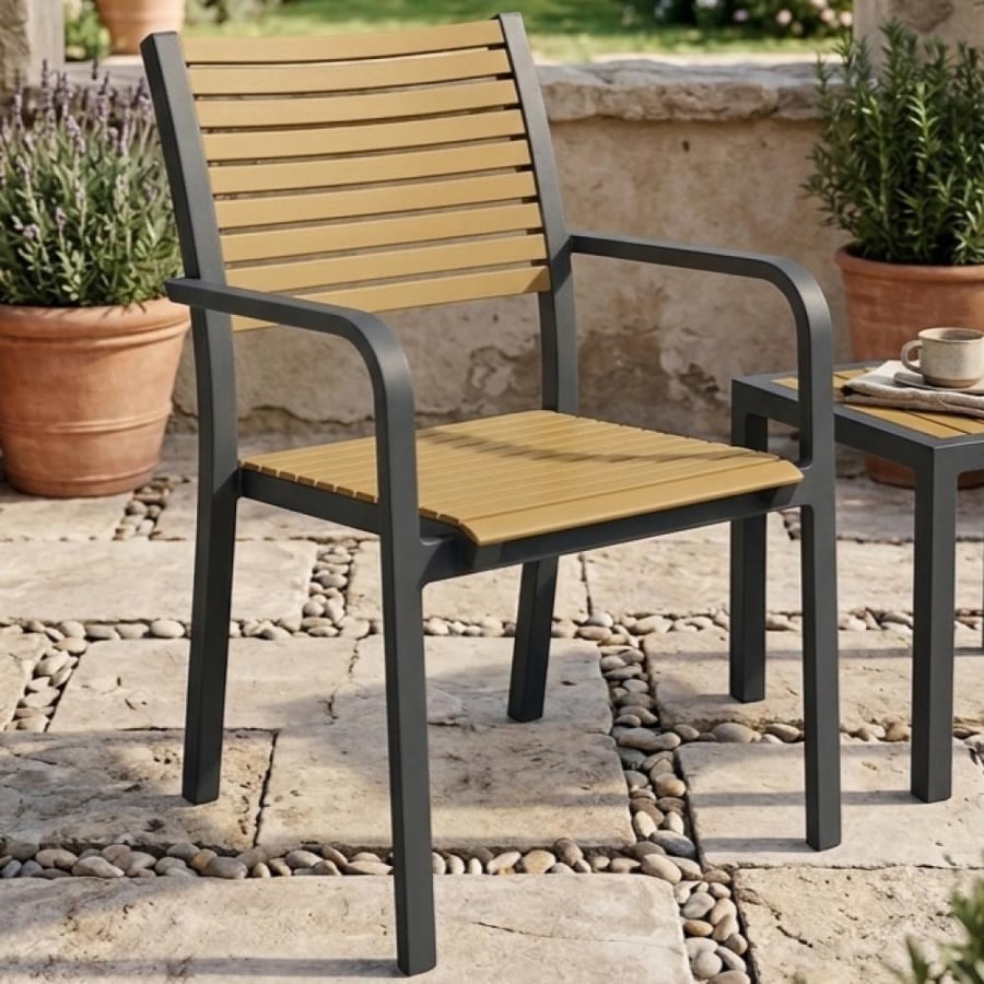 Dining and cafe chair Faber + plastic beige color ZH016BEIGE