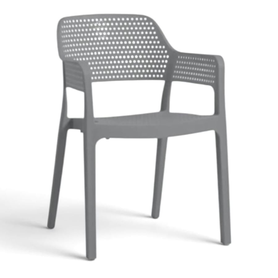 كرسي طعام وكافيه فابير اللون رصاصي TRD206GREY