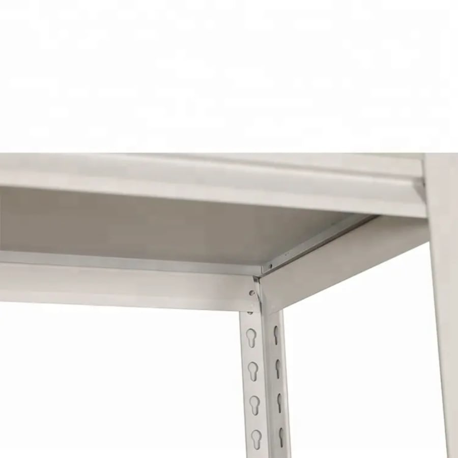 Wooden storage shelves with metal frame to bear weights, 5 levels, size 60×90×198 cm, model HY84W
