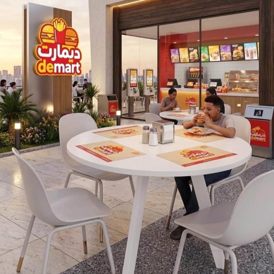 طاولة ضيافة للقهوة فاخرة دائرية 90CM*75CM سطح خشب ابيض وقاعدة حديد ابيض DM-A01WHITE