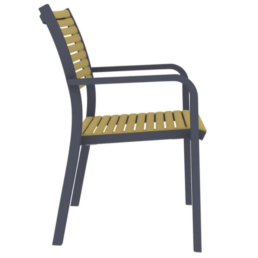 Dining and cafe chair Faber + plastic beige color ZH016BEIGE