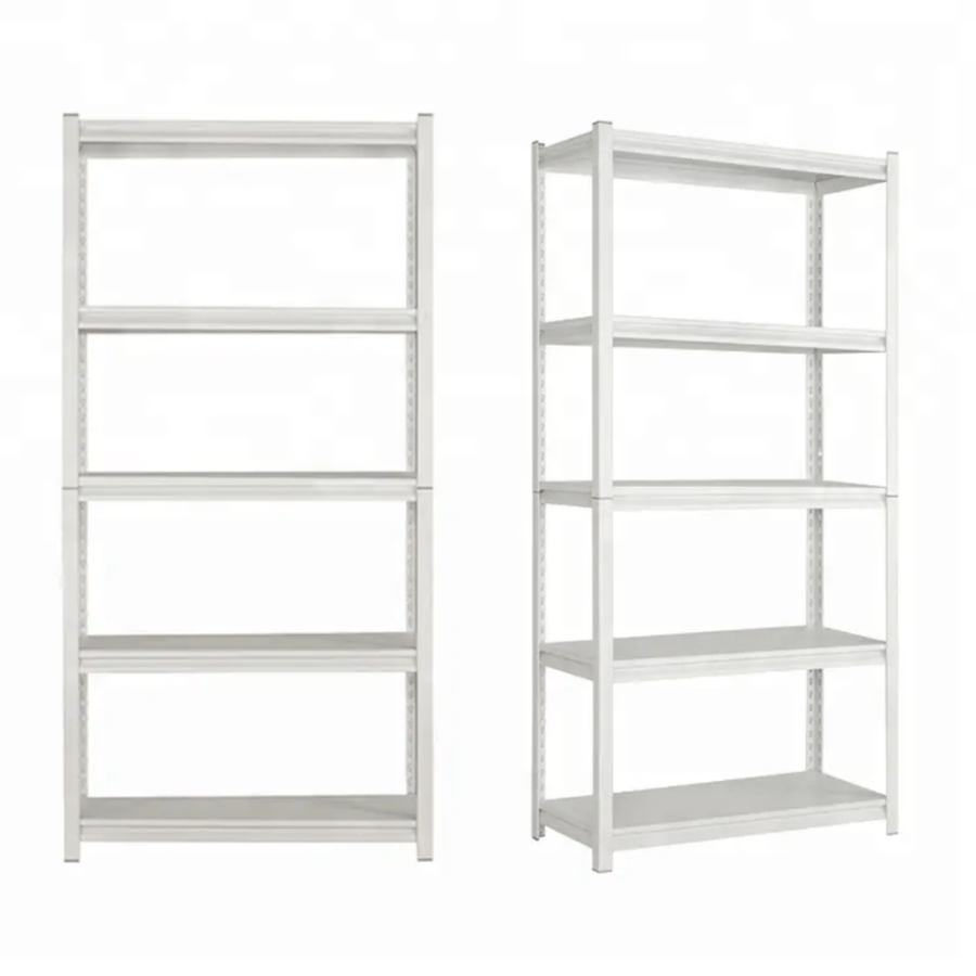 Wooden storage shelves with metal frame to bear weights, 5 tiers, size 45×120×198 cm, model HY9W