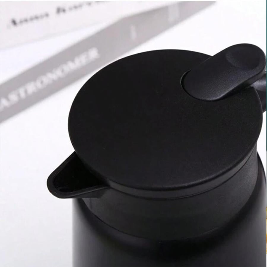 Dinyx thermos for drinks and coffee 880ml black stainless steel DX2074