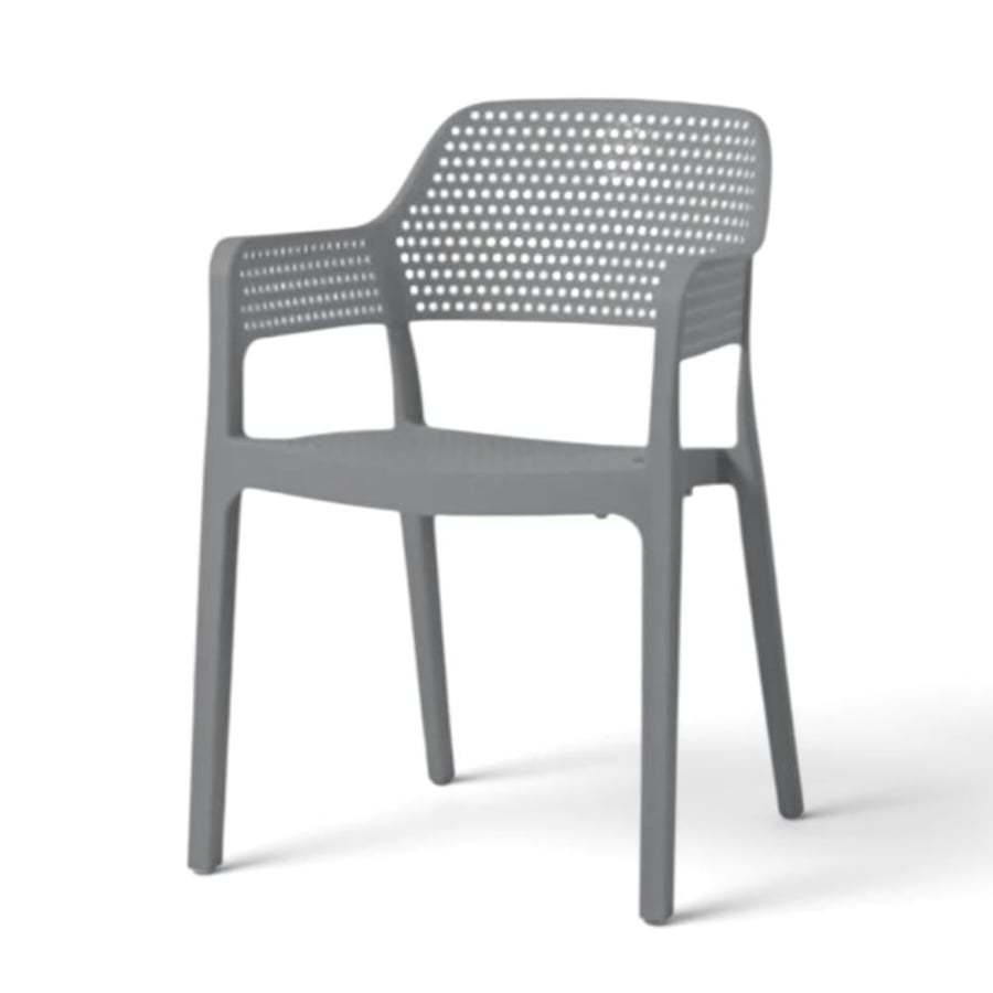 كرسي طعام وكافيه فابير اللون رصاصي TRD206GREY