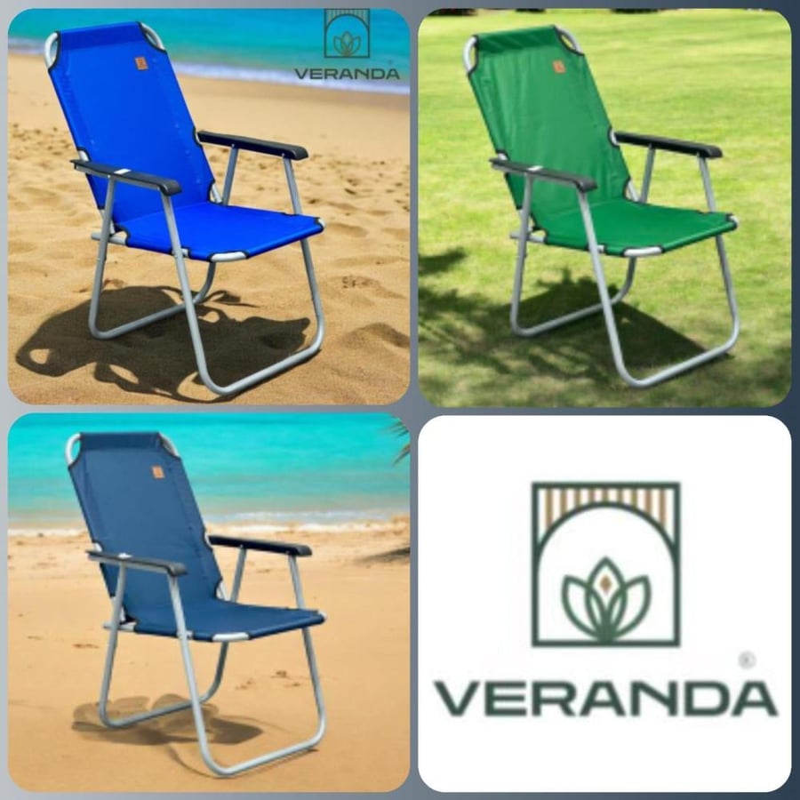 Green travel chair foldable V56-6