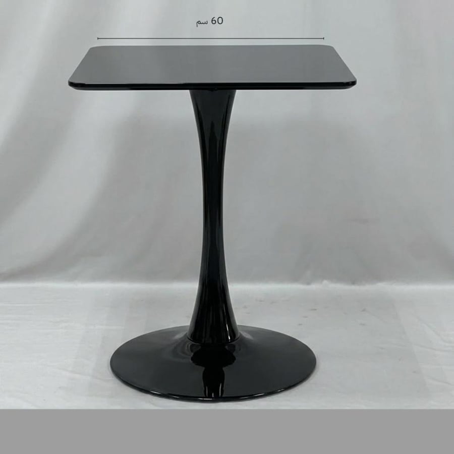 طاولة ضيافة و كافية مربع لون اسود 60-BA-MDF3