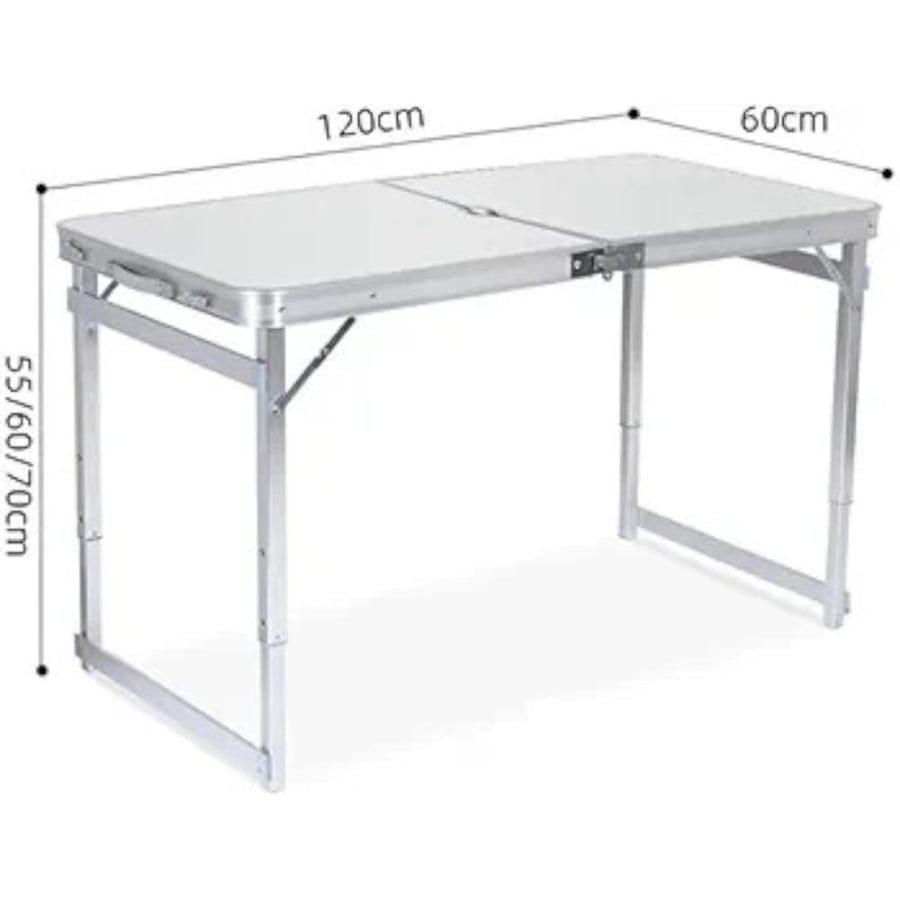 Aluminum folding table 120 cm QC-84109