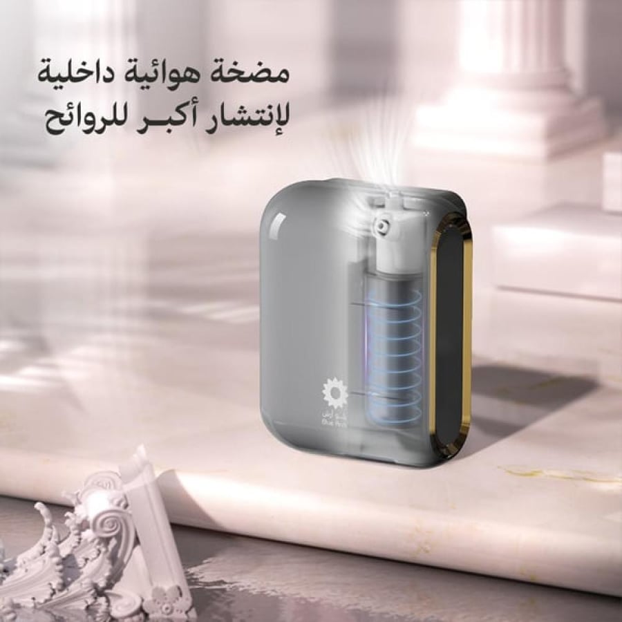 جهاز معطر بلو ارش اروما ميني يعطر بمساحة 300متر مكعب بتقنية النانو متر لون رمادي BA-AM2GRAY