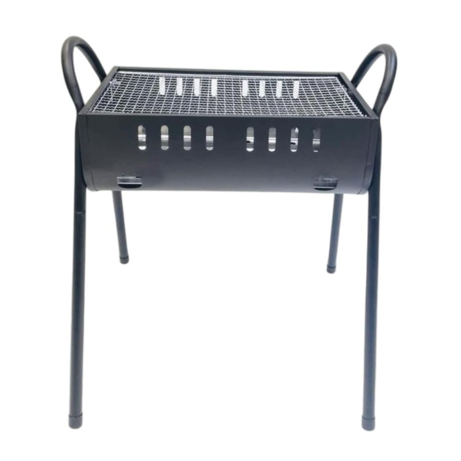 Portable charcoal grill, and it designed for use in picnics and outdoor trips.