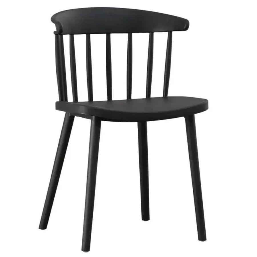 Black fiber dining chair PC-0608