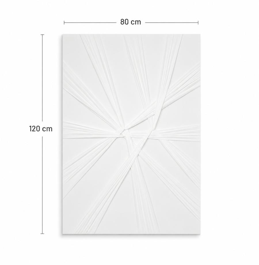 لوحة فنية بدون إطار مقاس 80 × 80 سم