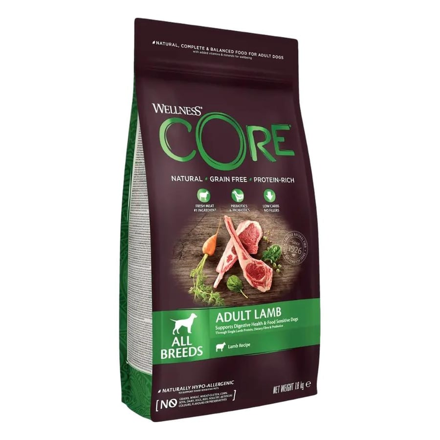 Wellness Core Dry Food Lamb for Dogs 1.8kg