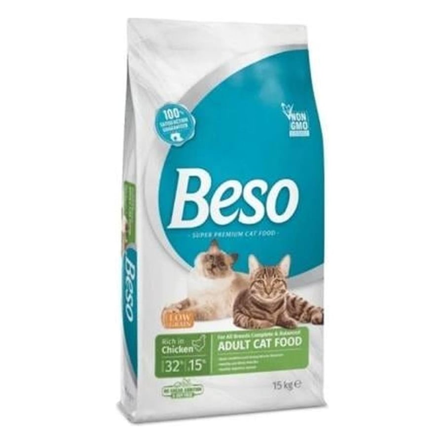 Beso Chicken Adult Cat Dry Food, 15Kg