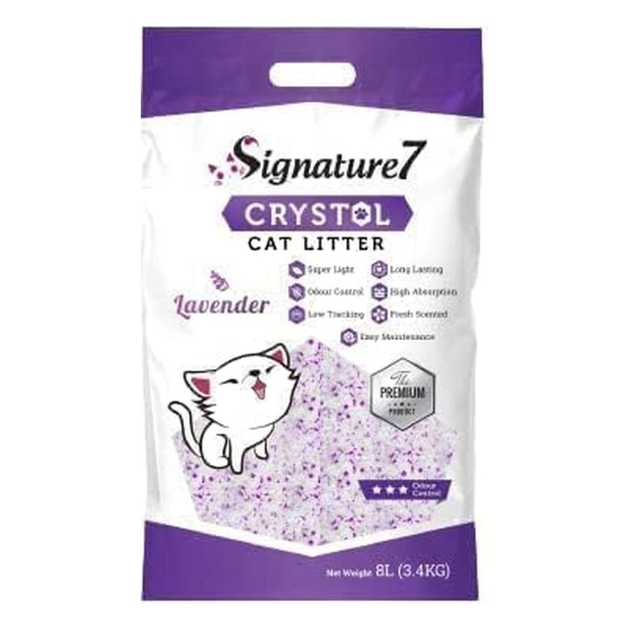 S7 Crystal cat  litter Lavender  3.4kg (8L)