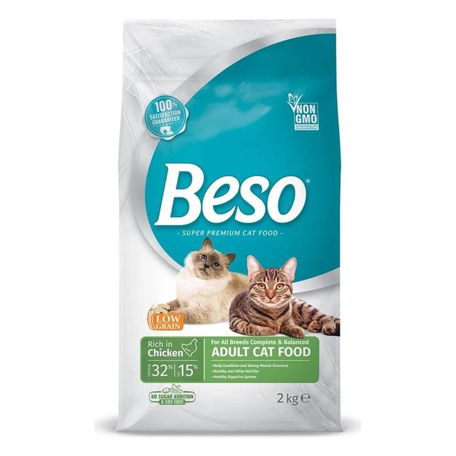 Beso Super Premium Adult Chicken Dry Food, 1Kg
