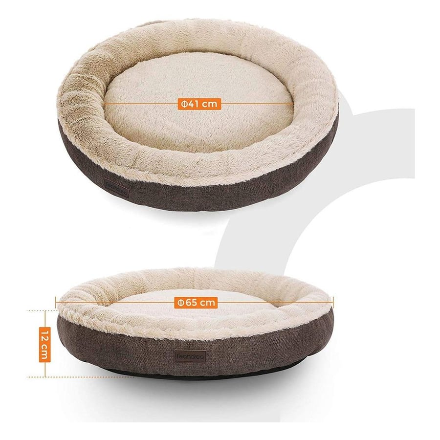 Dog Bed grey: 65×12cm (diameter). 0.8kg
