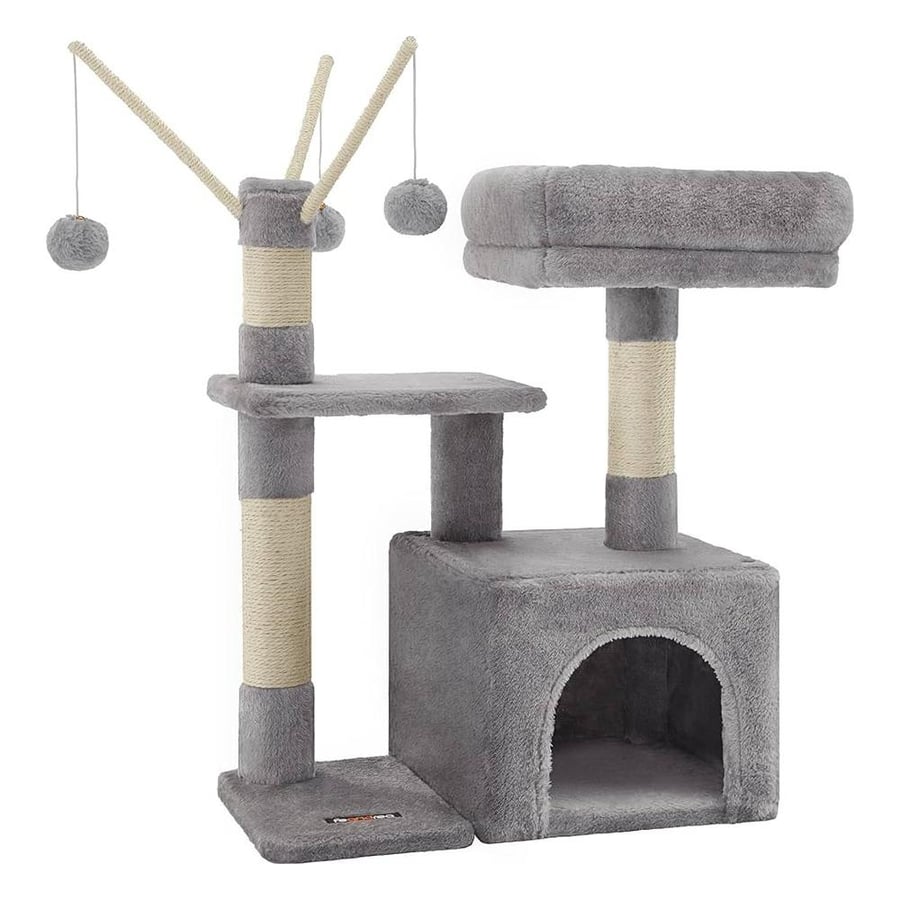 Cat Tree Light Grey: 53×32×72cm 5.4kg