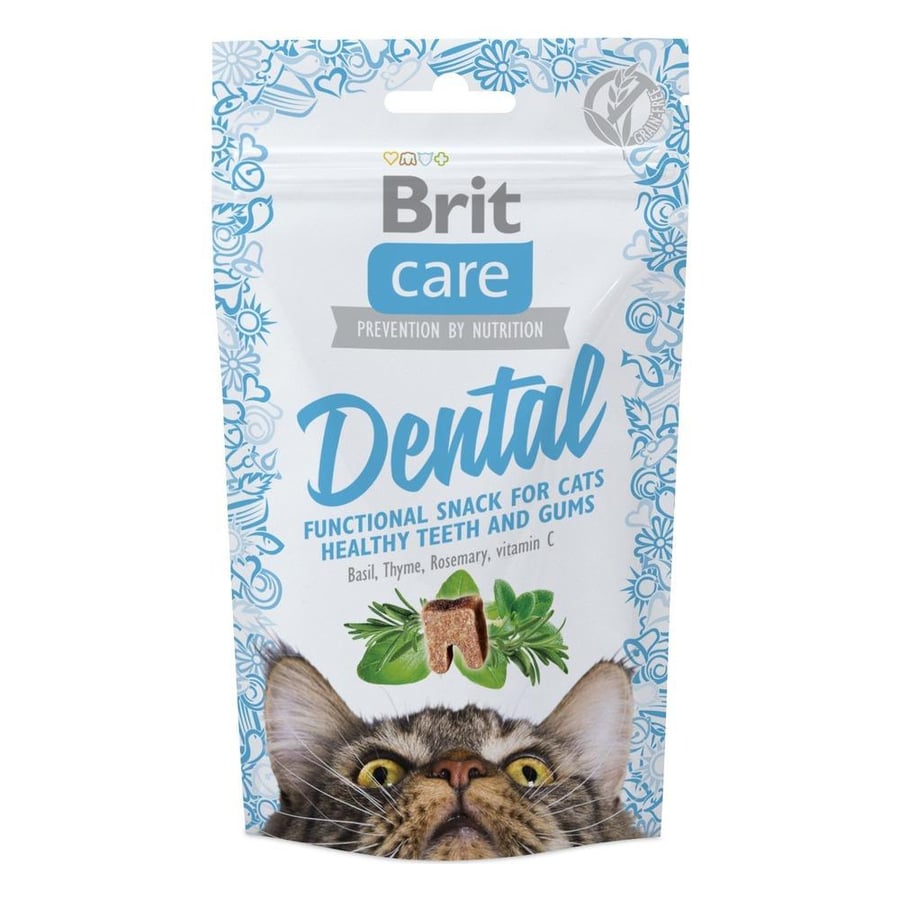 Brit care cat snack dental 50g