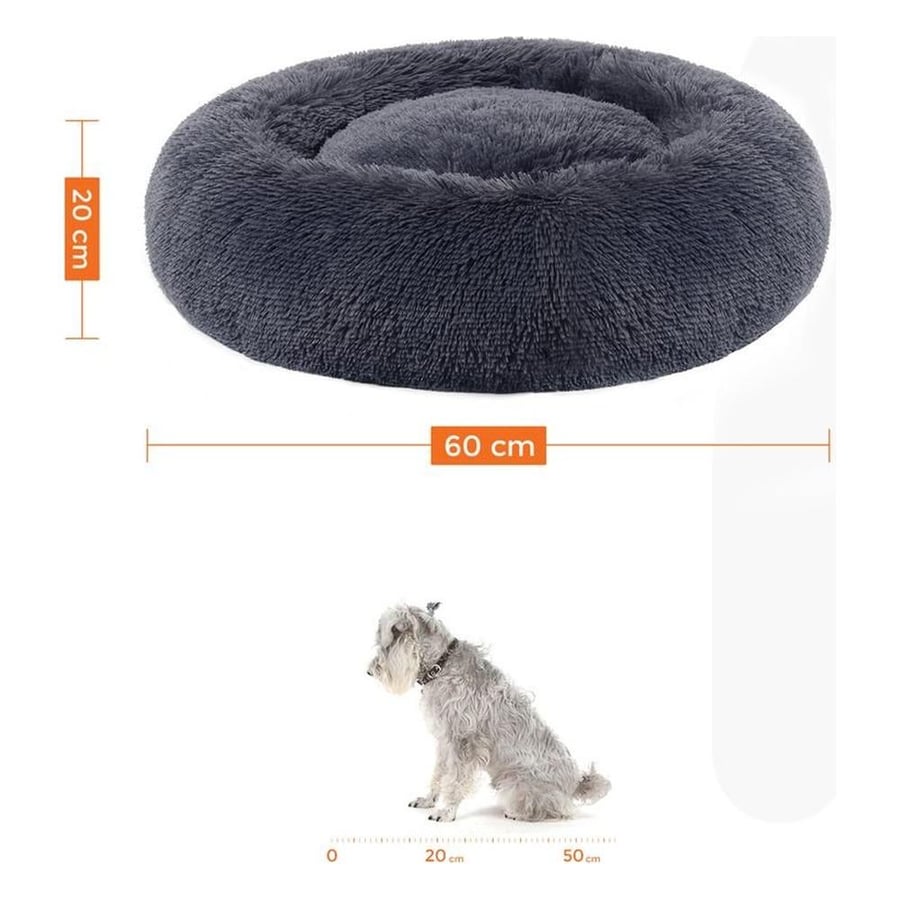 Dog Bed, dark grey: 60×20cm, 1kg