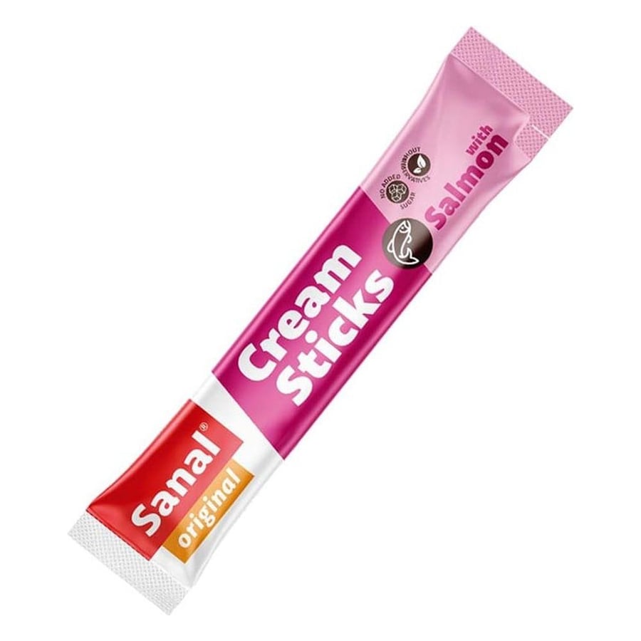 Sanal Cream Sticks Salmon 5x15g