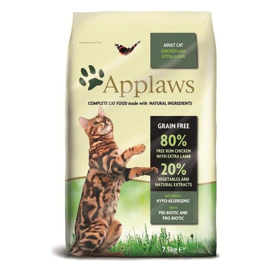Applaws Cat Dry food Chicken with extra Lamb7.5kg