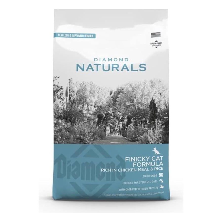Diamond Naturals Finicky Cat Formula Rich in Chicken meal with Rice 1kg