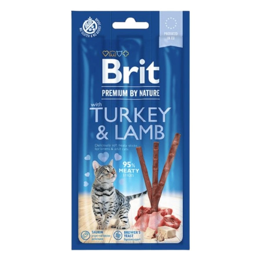 Brit Nature Treats, Turkey &Lamb,3Sticks