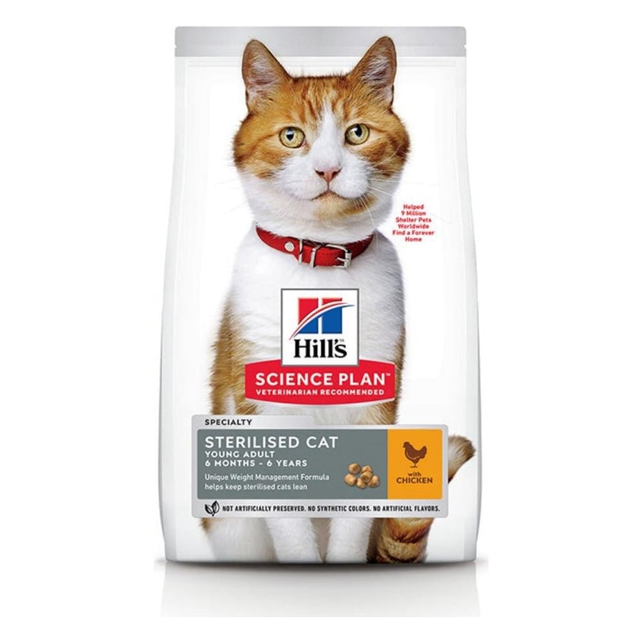 Hills Science Plan for Sterilised Adult Cat with Chicken 3Kg