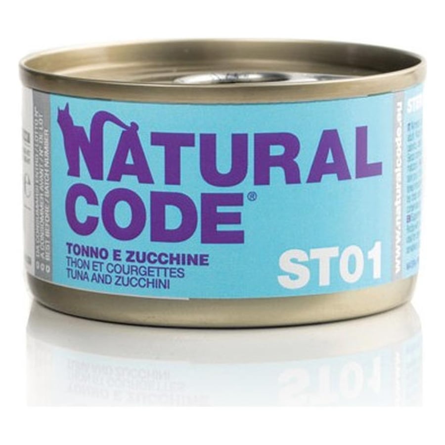 Natural Code ST01 Cans Tuna & Zucchini for Cats 85g