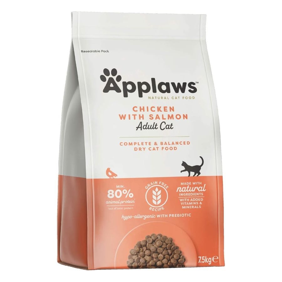Applaws Cat Dry food Chicken with Extra Salmon7.5kg
