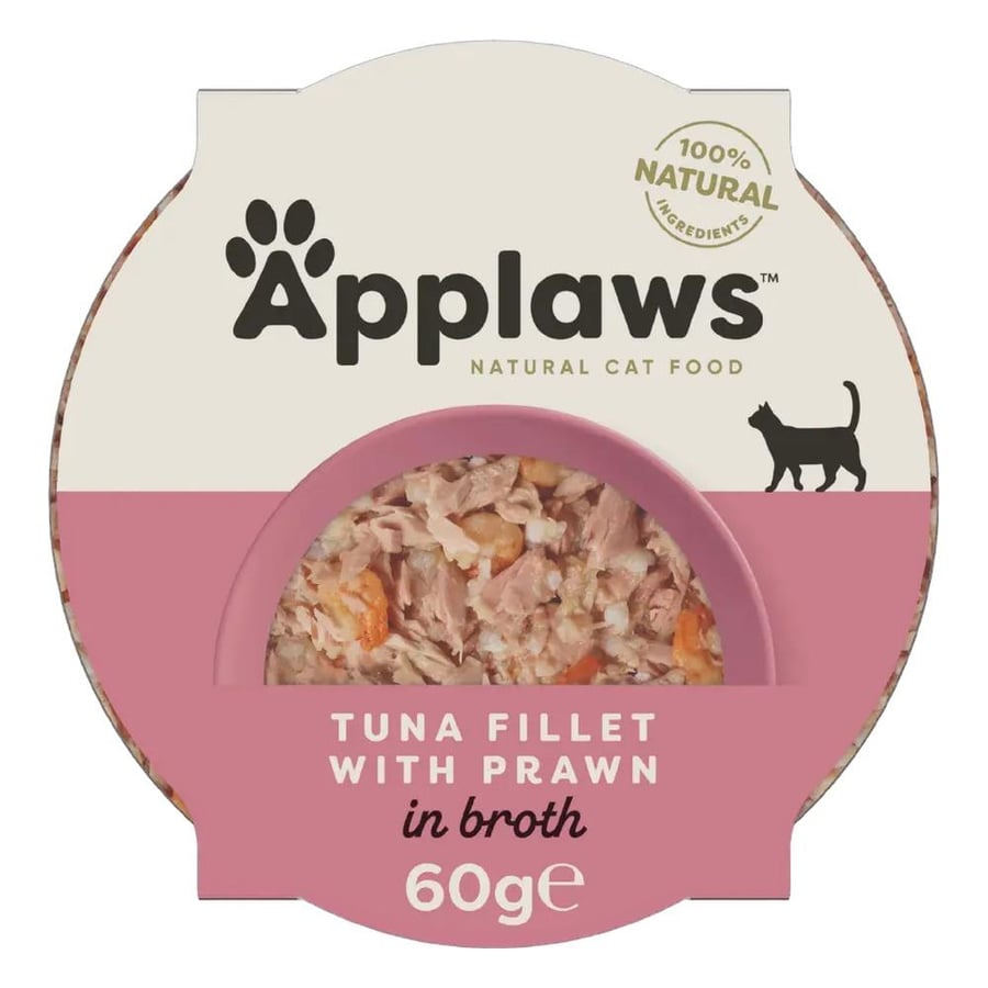 Applaws Cat Pots Tuna Fillet with Prawn 60g