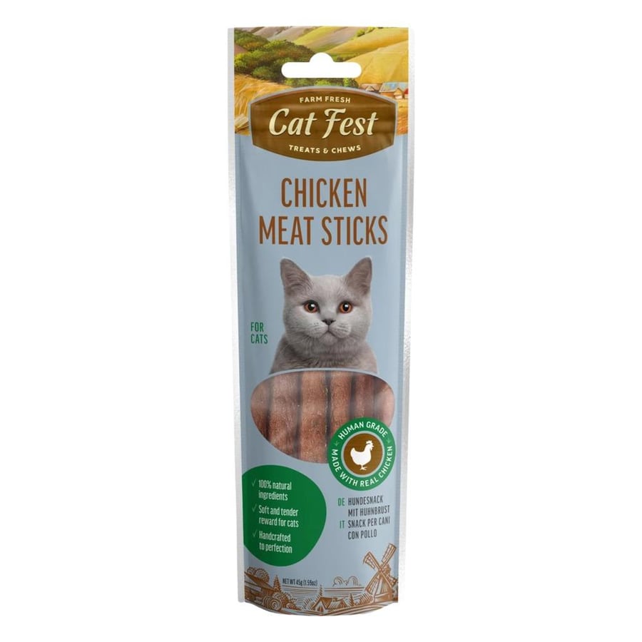 CatFest Chicken Meat Sticks,45g