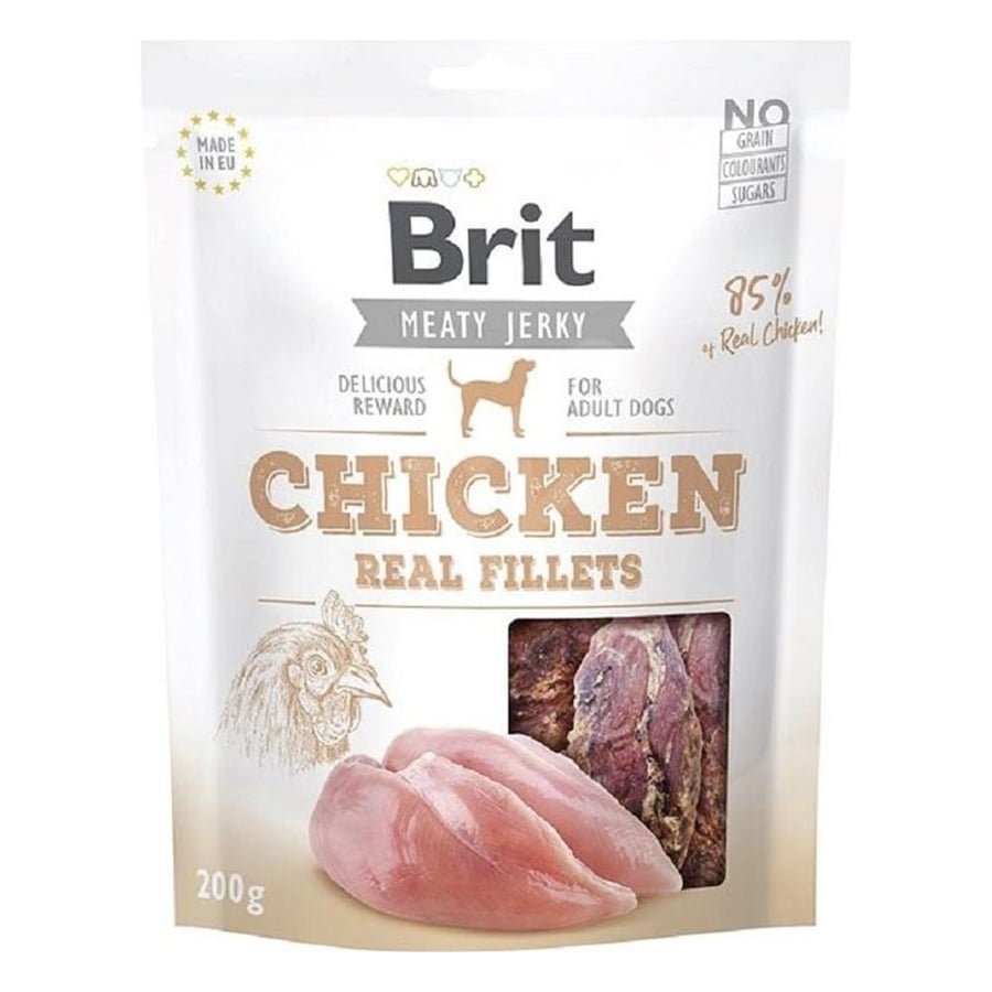 Brit Jerky Chicken Fillets 80g,Dogs Treats