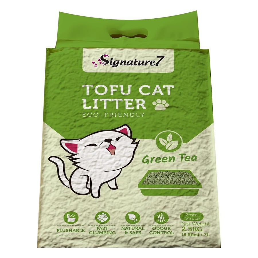 S7 green tea tofu cat litter  (7L)