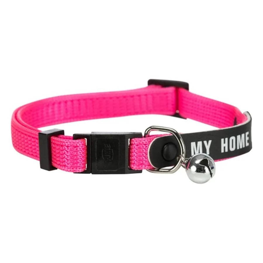 Cat collar with address tag nylon