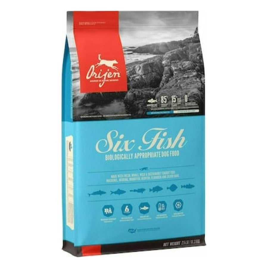 Orijen Six Fish Dry Food for Dogs 11.4kg