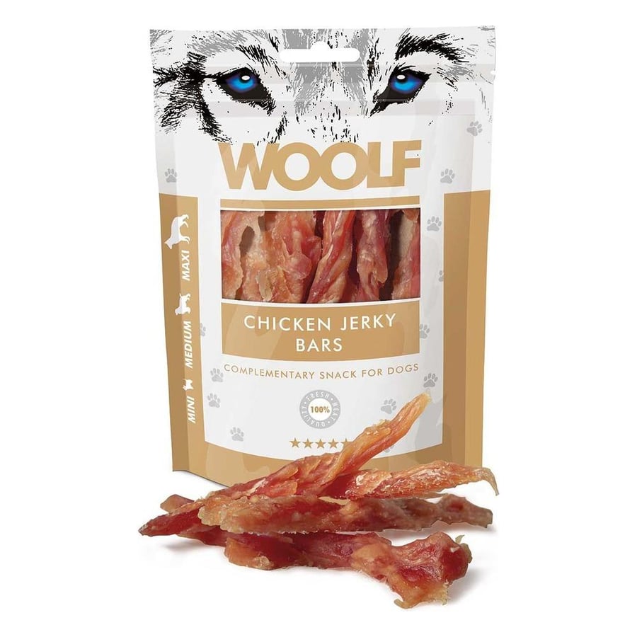 Woolf Chicken and Jerky Bars