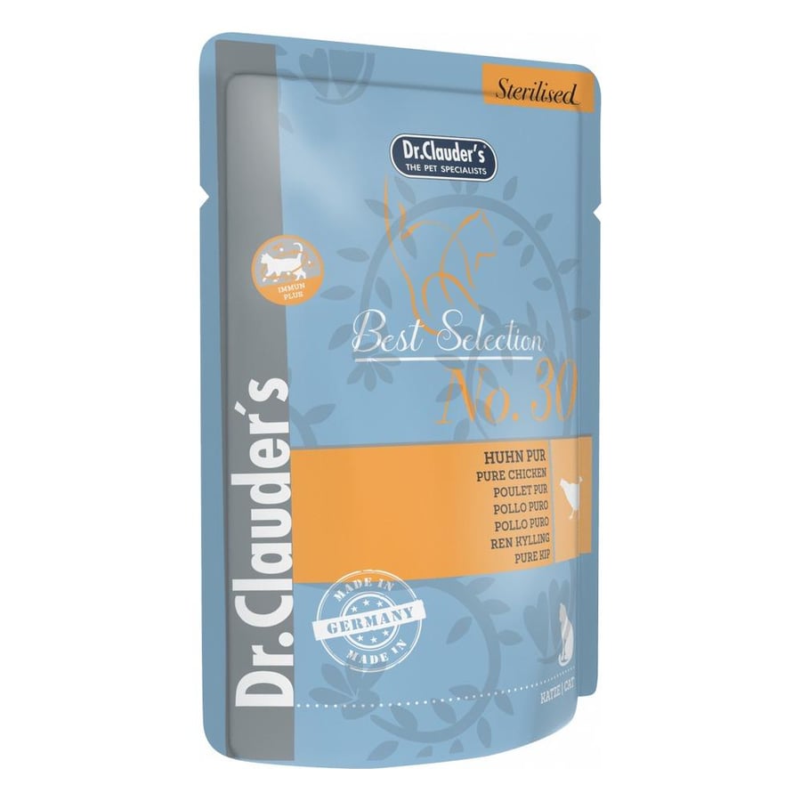 Dr.Clauders Best Selection No 30 Pouch Chicken for Sterilised Cats 85g