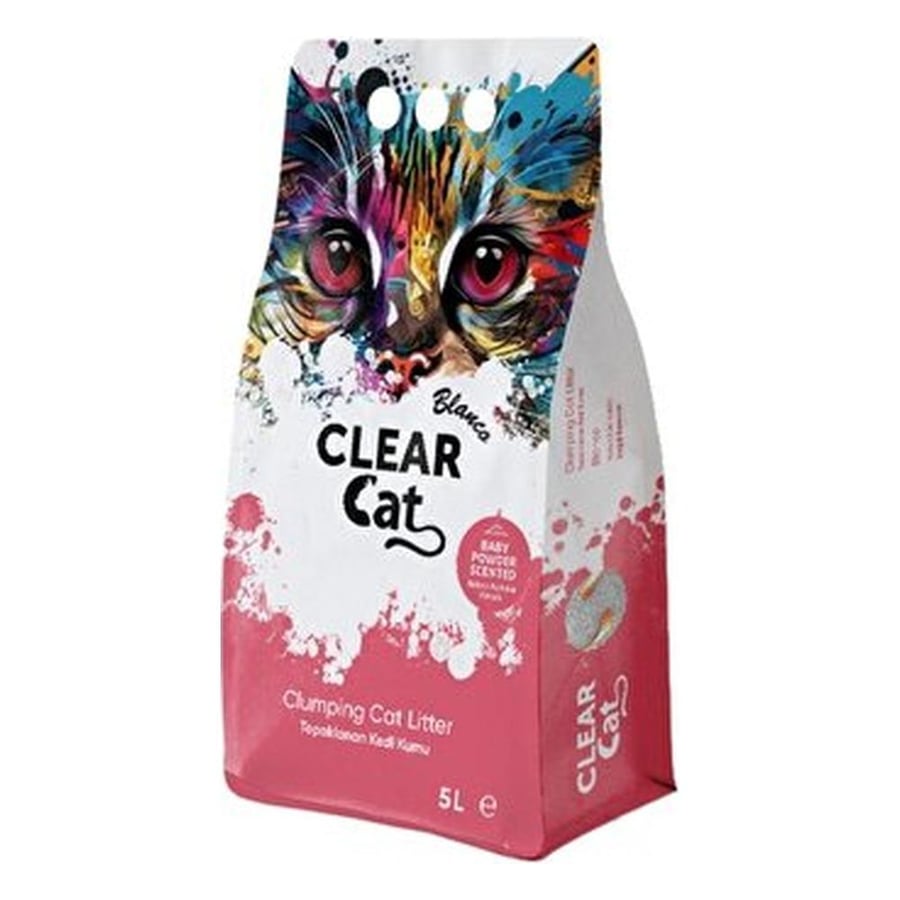 Clear Cat Litter Baby Powder 5L