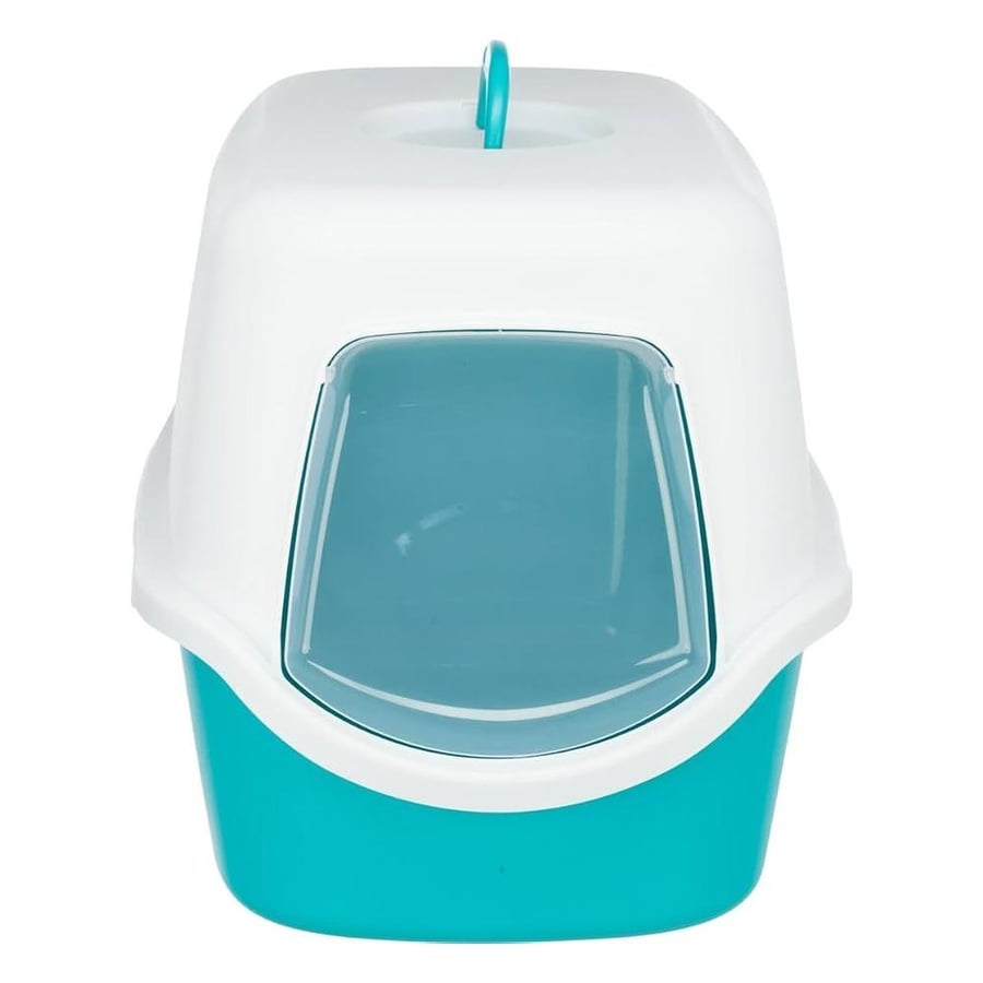 Trixie Vico Litter Tray With Hood 40*40*56cm, Aquamarine