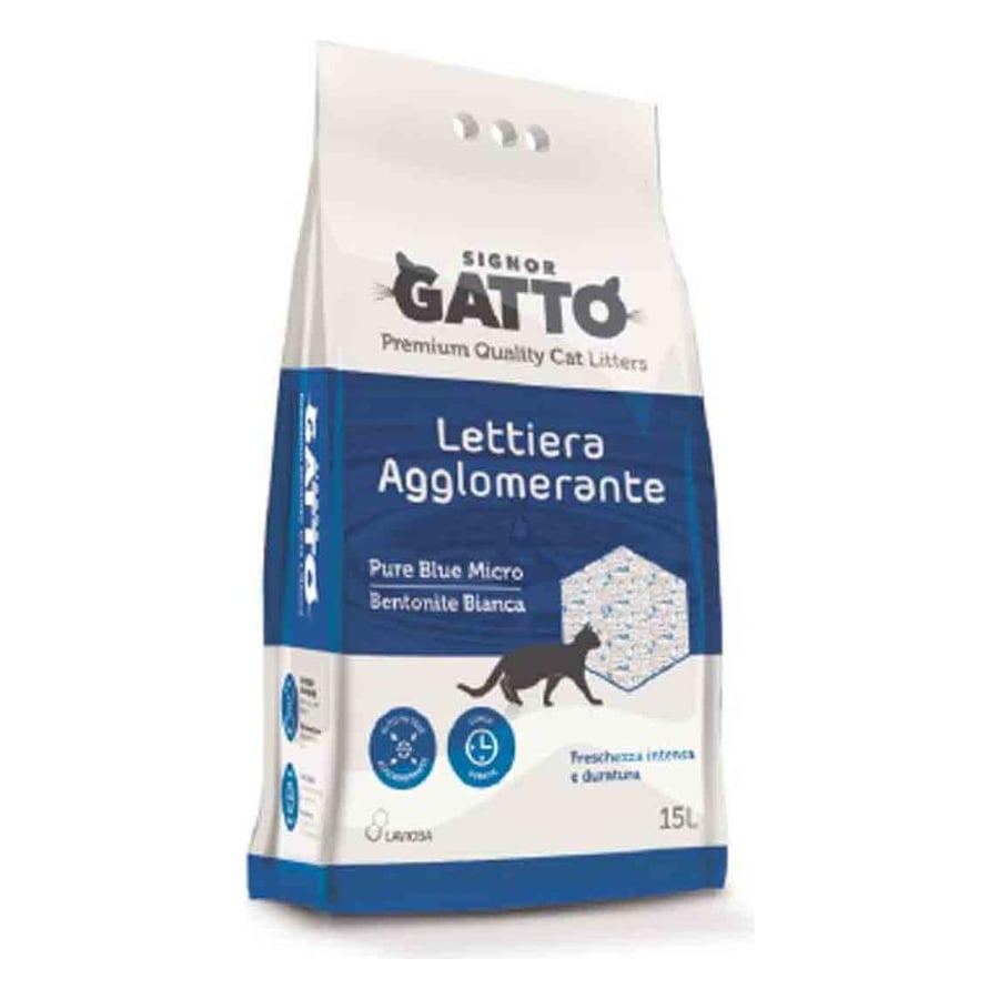 Signor Gatto Pure Blue Cat Litter 15L