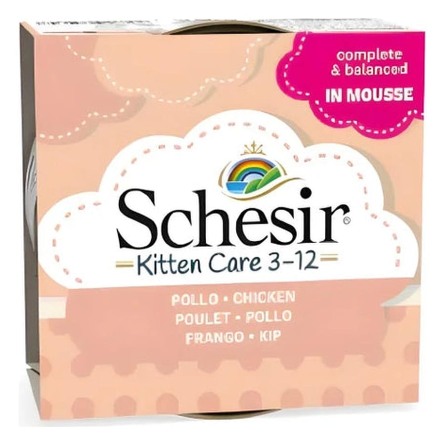 Schesir Kitten Care 3-12 Chicken Mousse 85g