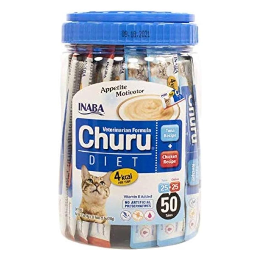 INABA Vetchuru Diet Tuna & Chicken 50x14g