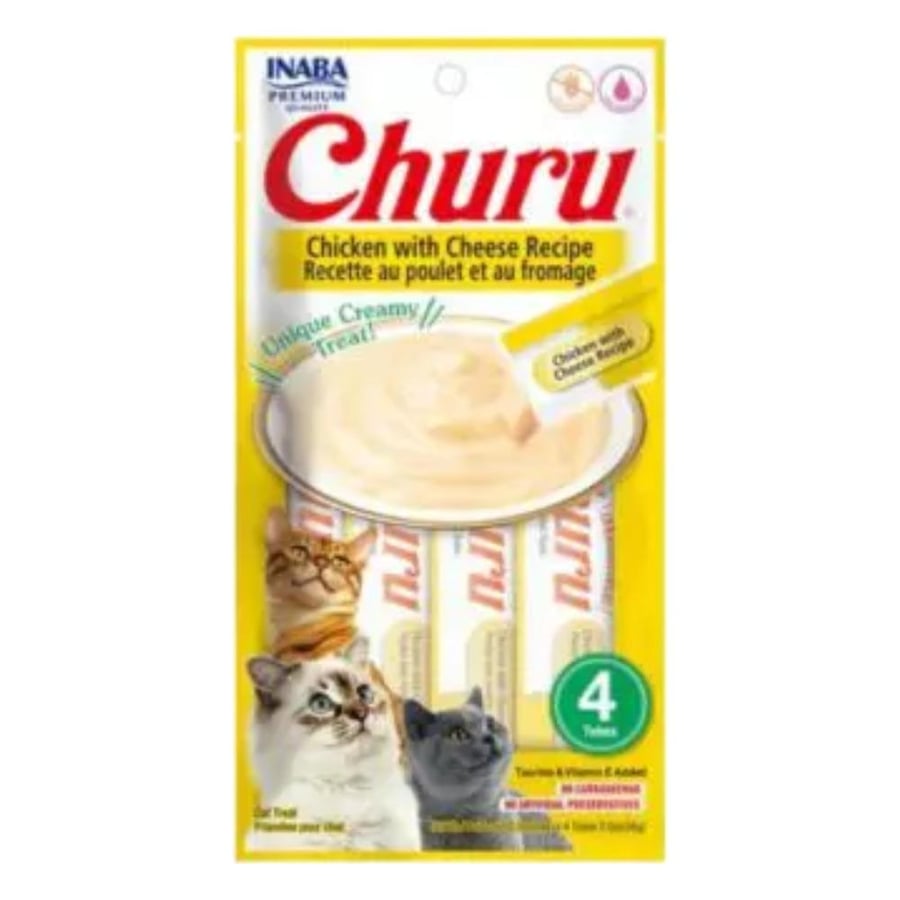 INABA Churu Chicken with Cheese 4x14g