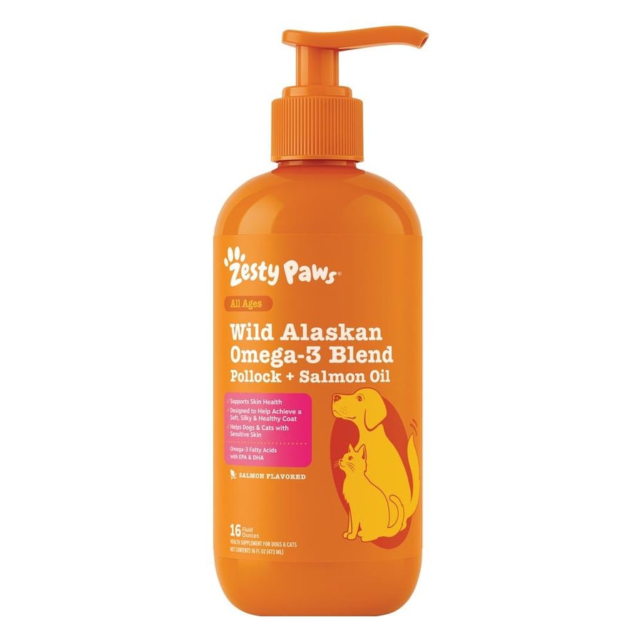 Zesty paws wild alaskan salmon oil 473ml
